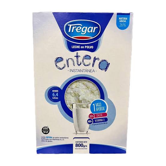 Leche entera tregar
